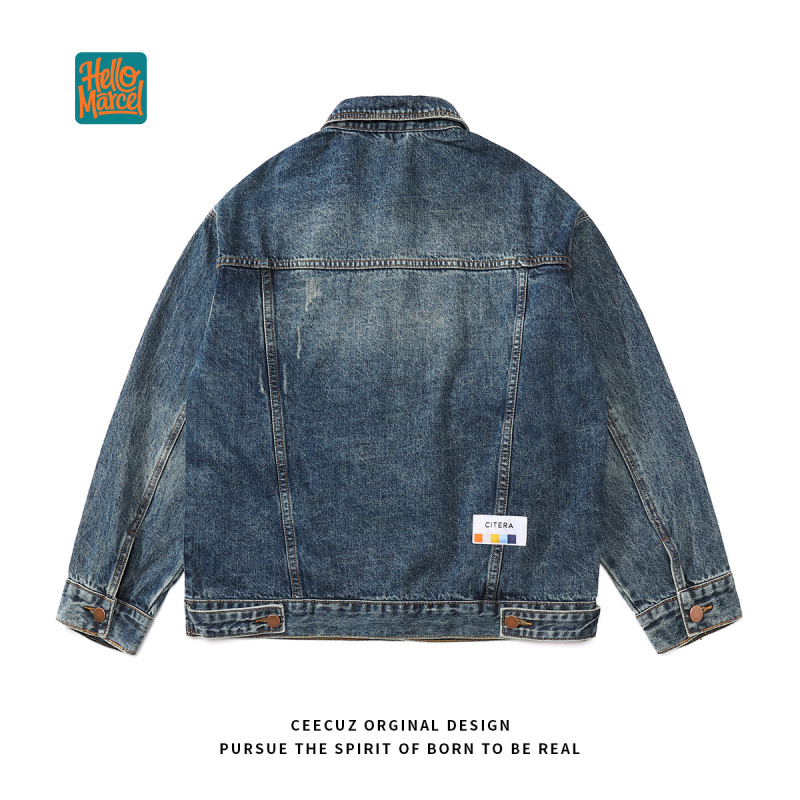 HELLOMARCEL EU US Size Luxury  - Denim Jacket Vintage 评论和价格