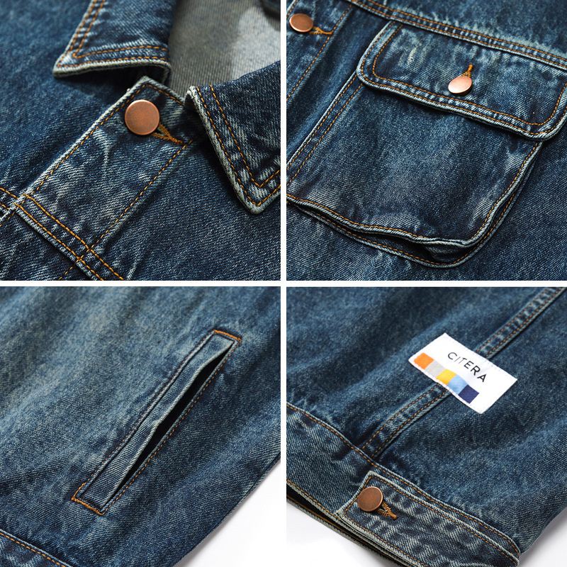 HELLOMARCEL EU US Size Luxury  - Denim Jacket Vintage 评论和价格