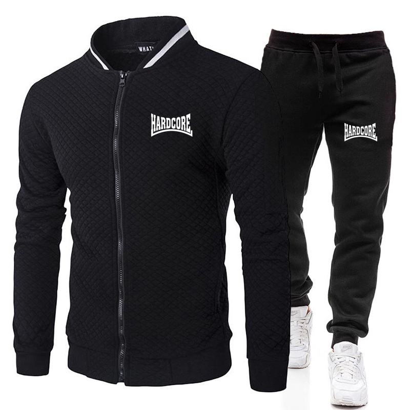 HARDCORE Spring and Autumn Men - Men'S Fashion Zipper Jacket 评论和价格