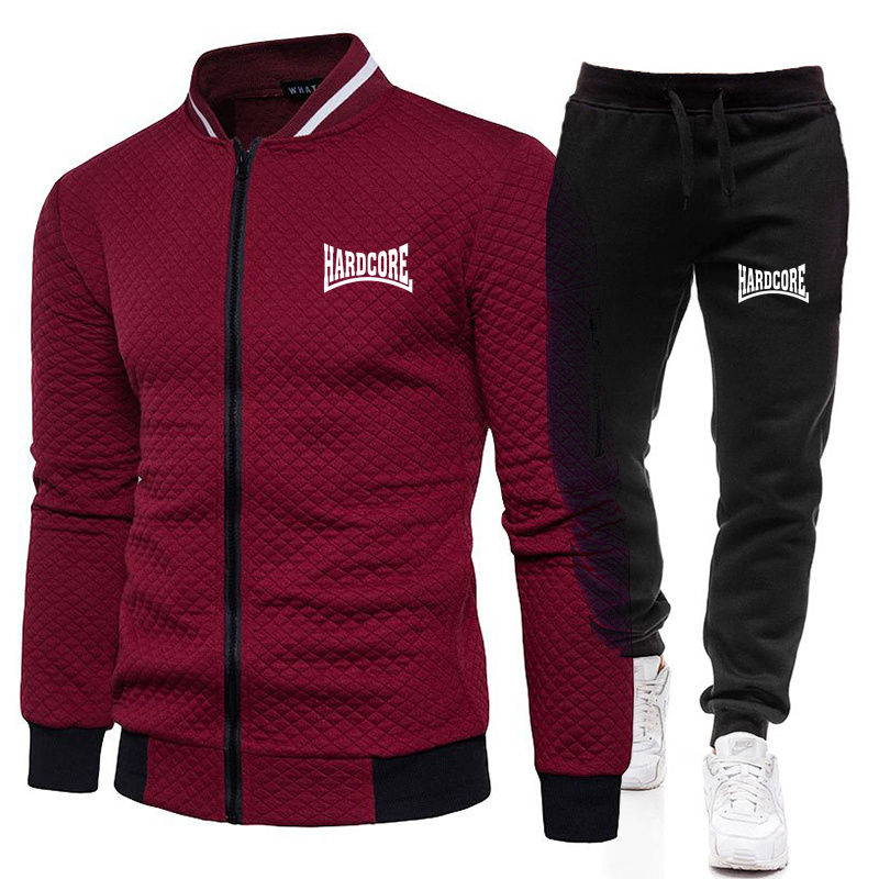 HARDCORE Spring and Autumn Men - Men'S Fashion Zipper Jacket 评论和价格