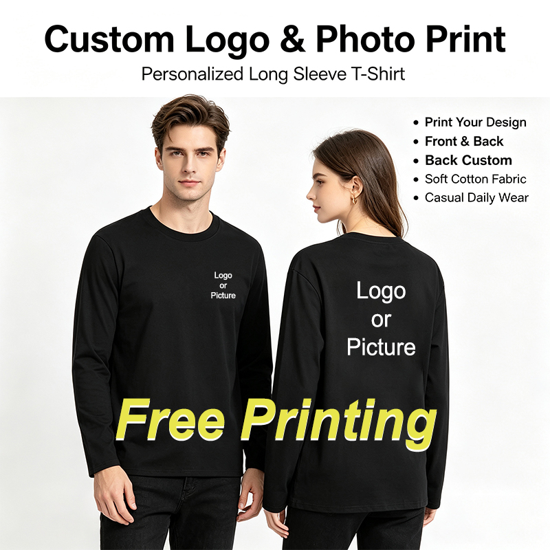 Customized Cotton Long Sleeve  - Men'S Fashion Looks 评论和价格