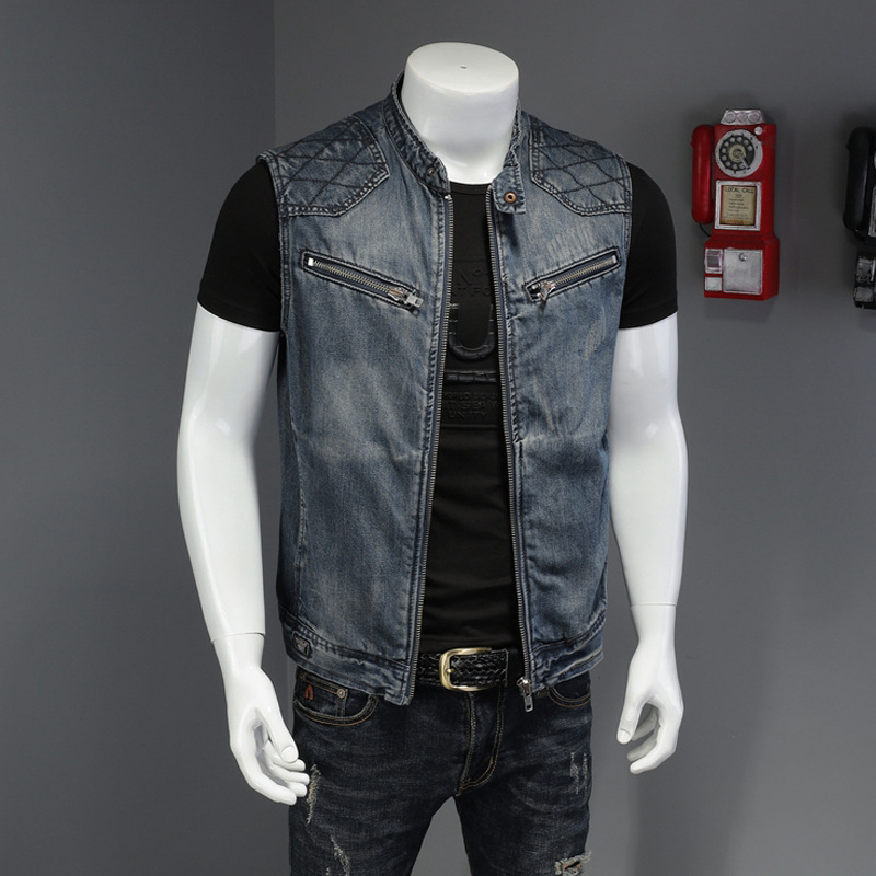 2026 Mens Denim Vests Vintage  - Men'S Fashion Vest With Jeans 评论和价格