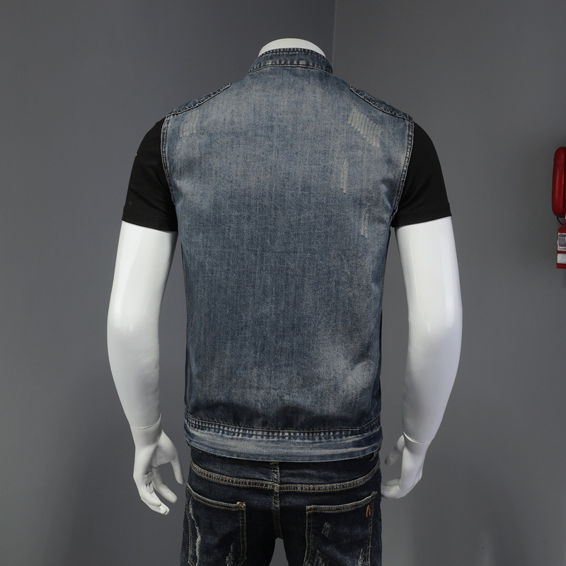 2026 Mens Denim Vests Vintage  - Men'S Fashion Vest With Jeans 评论和价格